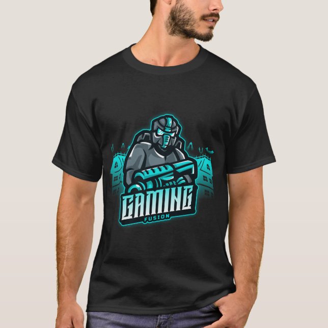 Gaming Fusion Retro Gamer T-Shirt (Front)