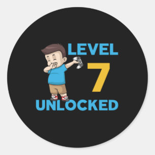 Gaming Game Gamer Console Dad Daddy Gift Idea Classic Round Sticker