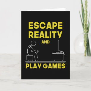 Gaming Game Gamer Video Game Console Gift Idea Card