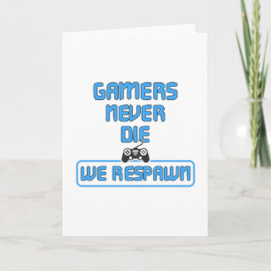 Gaming Game Gamer Video Game Console Gift Idea Card
