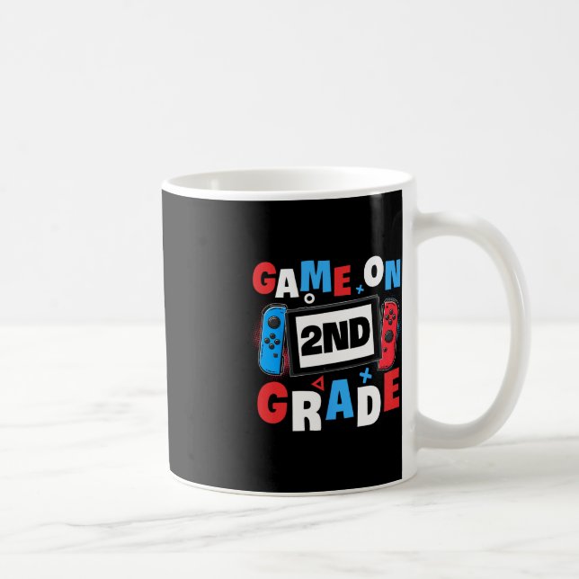 Gaming Game On 2nd Grade Second First Day School G Coffee Mug (Right)