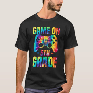 Gaming Game On 5th Grad Fifth First Day School Gam T-Shirt