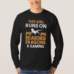 Gaming Gamer Bearded Dragon T-Shirt