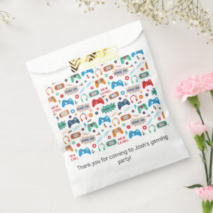 Gaming Gamer Birthday Party Favour Bags