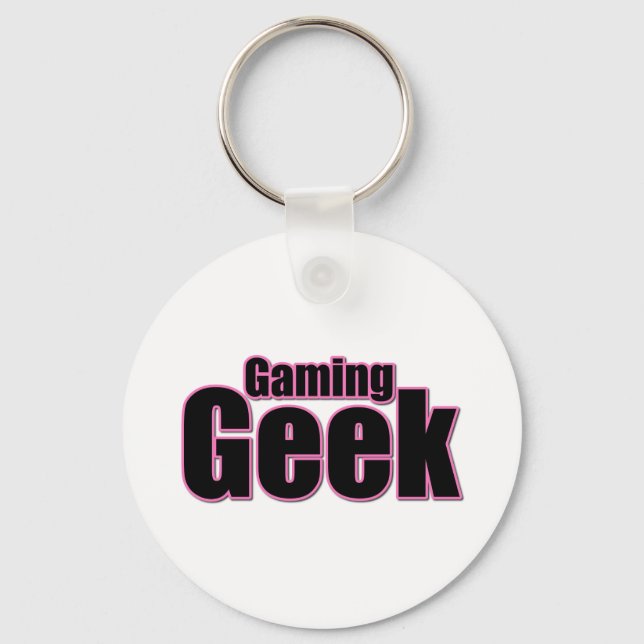 Gaming Geek Key Ring (Front)