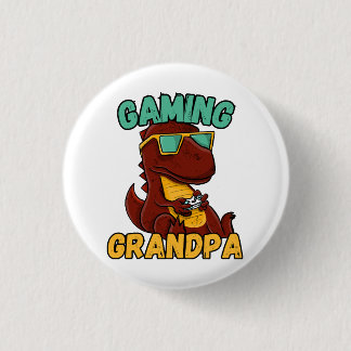 Gaming Grandpa 3 Cm Round Badge