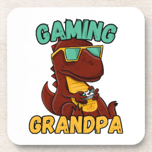 Gaming Grandpa Coaster