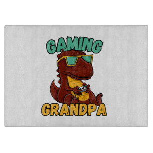 Gaming Grandpa Cutting Board