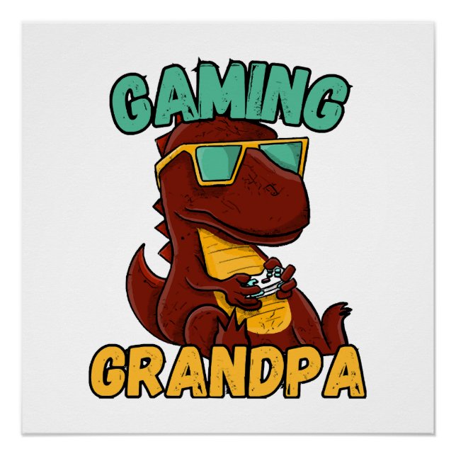  Gaming Grandpa Poster (Front)