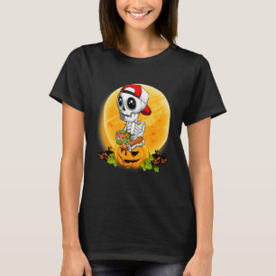 Gaming Halloween Video Gamer Cool Skeleton Boys Me T-Shirt