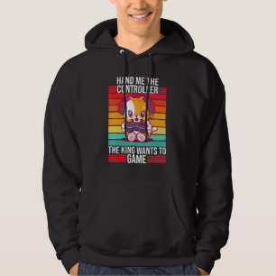 Gaming Hand Me The Controller King Ps5 Console Gam Hoodie