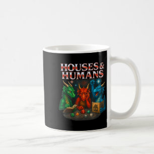Gaming Houses And Humans Funny Game Rpg Gamer Men Coffee Mug