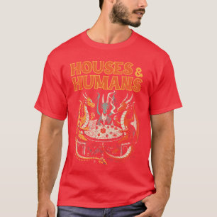 Gaming Houses Humans Funny Rpg Parody Gamer Men Bo T-Shirt