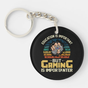 gaming is importanter key ring