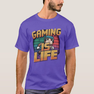 Gaming is life retro vintage T-Shirt