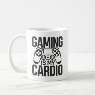 Gaming Is My Cardio - Funny Gamer Humour Coffee Mug