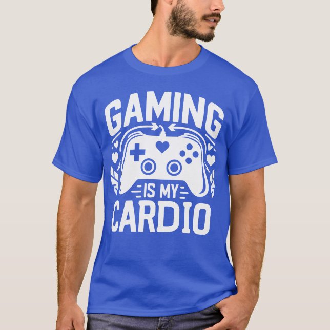 Gaming is My Cardio girl family T-Shirt (Front)