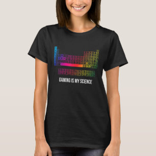 Gaming Is My Science Rgb Keyboard Wasd Cool Christ T-Shirt