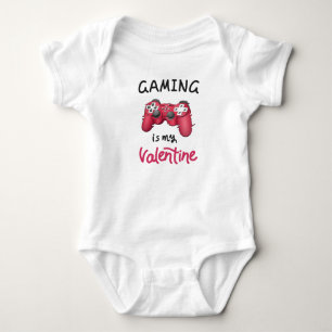 Gaming is my Valentine Baby Bodysuit