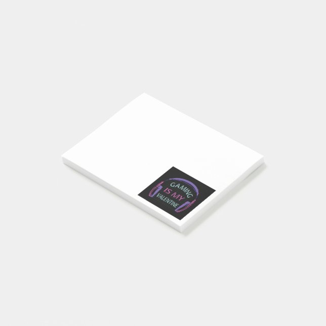 Gaming is my Valentine Post-it Notes (Angled)
