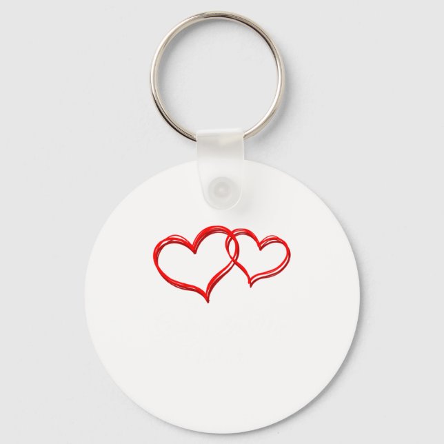 Gaming Is My Valentine Valentines Day Humor 1 _1  Key Ring (Front)
