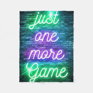 Gaming Just One More Game Fleece Blanket