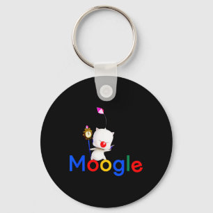 Gaming Kawaii Moogle Kupo Gamer Video Game  Key Ring