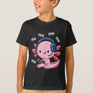 Gaming Kids Boys Girls Anime Video Game Pew Gamer  T-Shirt