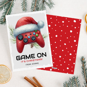 Gaming Kids Classroom Christmas Holiday Card