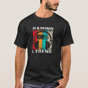 Gaming Legend Pc Gamer Son Brother Video Games Con T-Shirt