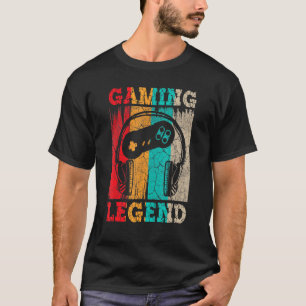 Gaming Legend Pc Gamer Video Games  Boys Teenager  T-Shirt