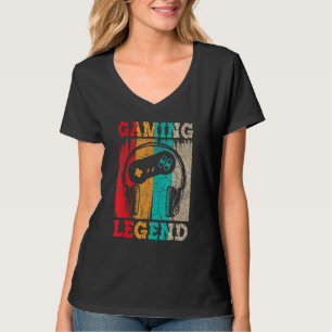 Gaming Legend Pc Gamer Video Games  Boys Teenager  T-Shirt