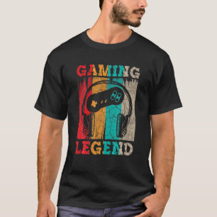 Gaming Legend PC Gamer Video Games Gift Boys Teena T-Shirt