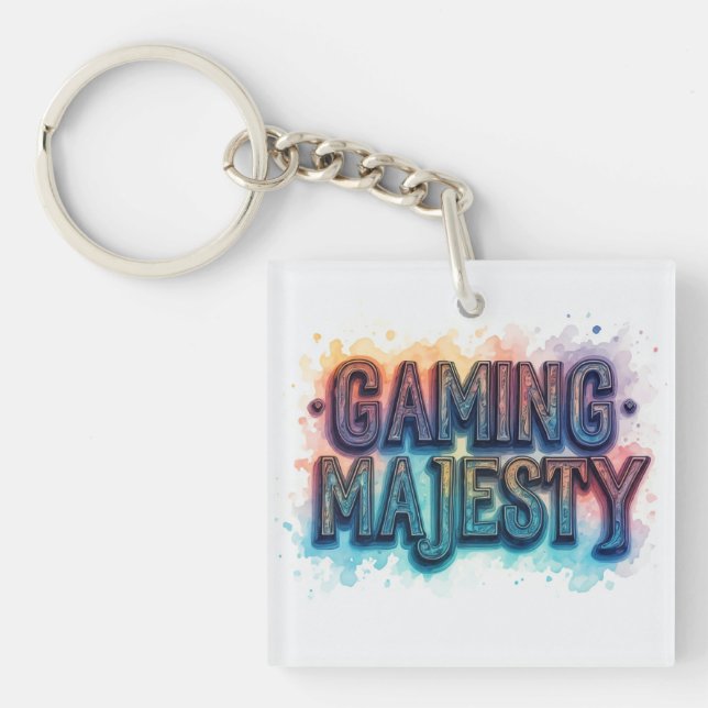 Gaming Majesty  Key Ring (Front)