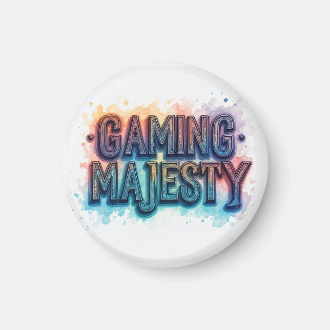 Gaming Majesty  Magnet (Front)