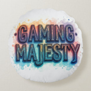 Gaming Majesty Round Cushion