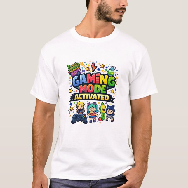 Gaming Mode Activated T-Shirt (Front)