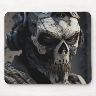 Gaming mouse pad Special Force Soldier Ghost Mask