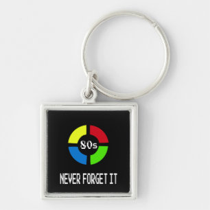 Gaming - Never Forget Is 80's Gamer Gadget Key Ring