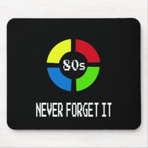 Gaming - Never Forget Is 80's Gamer Gadget Mouse Mat