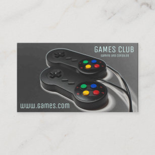 computer gaming business cards zazzle uk