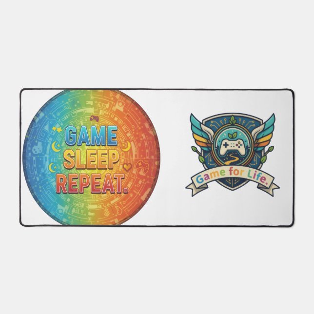 ''gaming pad'' desk mat (Front)