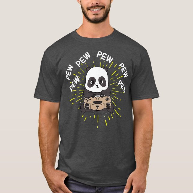 Gaming Panda   Gaming Panda T-Shirt (Front)