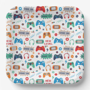 Gaming  paper plate
