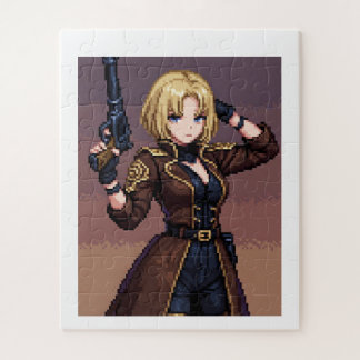 Gaming Pixel Art Blanket – Cozy Gamer Mood Jigsaw Puzzle