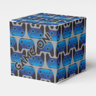 Gaming Pro Gamer Party Favour Box, Blue Box