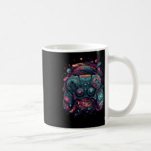Gaming Rave Gamer Nerd Abstract Pc Gamer Graphics  Coffee Mug