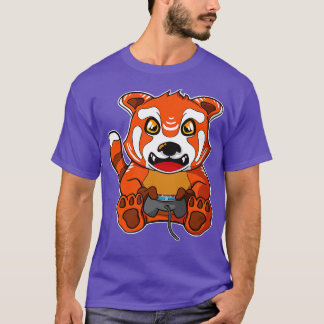 Gaming Red Panda Cute Gamer T-Shirt