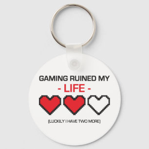 GAMING RUINED MY LIFE! KEY RING