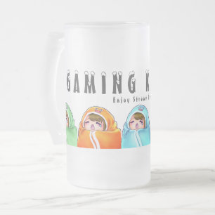 Gaming Slime Frosted Glass Beer Mug
